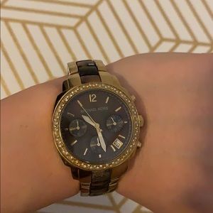 Gold & Brown Michael Kors Watch